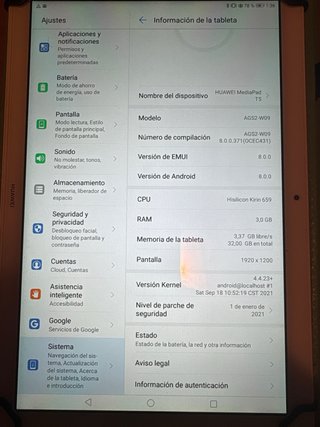HUAWEI MediaPad T5 Tablet