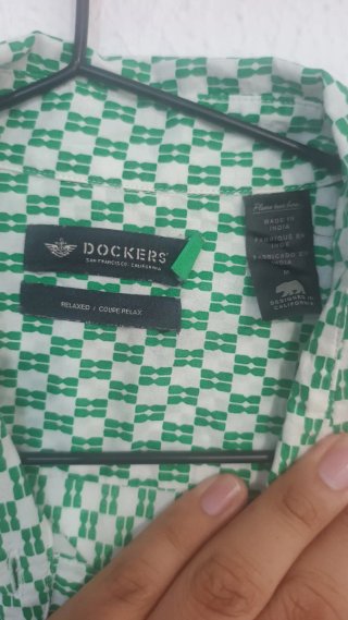 Camisa Dockers Mujer Talla M Verde