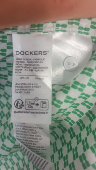 Camisa Dockers Mujer Talla M Verde