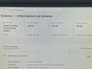 PC HP ELITEDESK 800 G4 i5 Win 11 Office