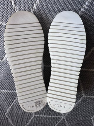 Zapatillas DKNY tela blancas