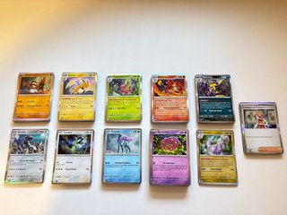 Pack Cartas Pokémon holograficas Bulk 235 unidades