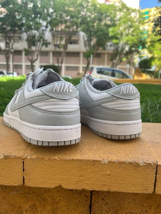 Nike Dunk Low Gris y Blanco Talla 45