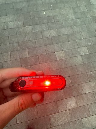Luz trasera bici LED roja