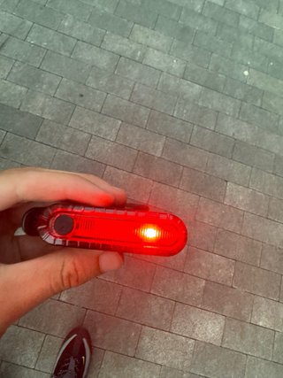 Luz trasera bici LED roja