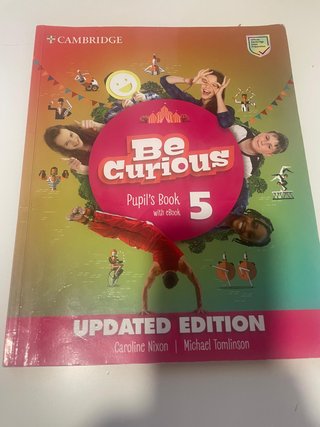 Libro de Ingles Be Curious 5