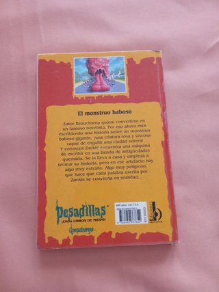 libro PESADILLAS  el mostruo baboso