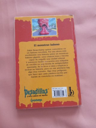 libro PESADILLAS  el mostruo baboso