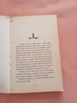 libro PESADILLAS  el mostruo baboso