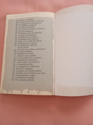 libro PESADILLAS  el mostruo baboso