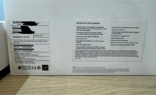 MacBook Pro 16” i9 16GB 1TB SSD Radeon Pro 5500M