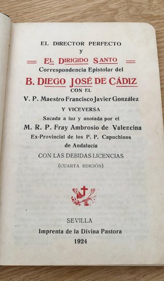 Libro Antiguo 1924 4ª Ed -