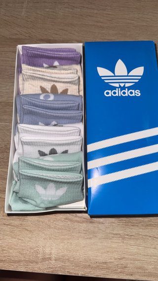 Pack 5 pares calcetines Adidas Talla Única
