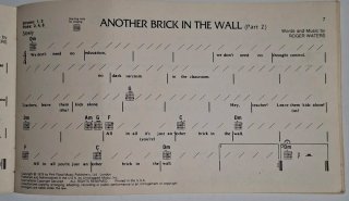 Partituras Pink Floyd - The Wall (Guitar TAB)
