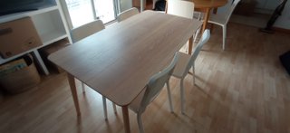Mesa Comedor Haya 140x78 + 4 Sillas