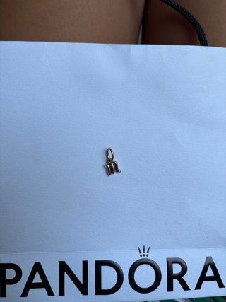 Charm Pandora letra M plata