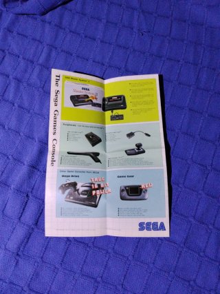 Folleto Publicidad Master System Sega