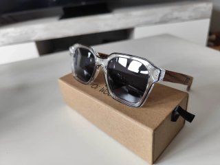 Gafas de Sol Polarizadas Madera y Negro