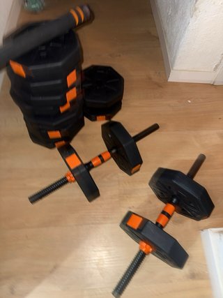Kit Mancuernas Ajustables Pesas Gimnasio