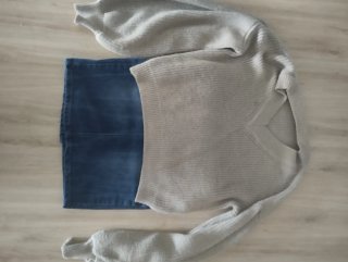 Falda vaquera corta azul