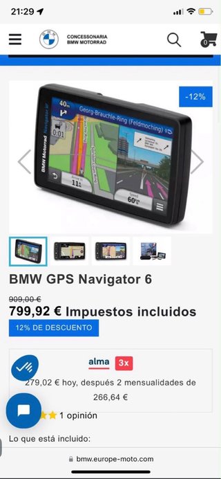 BMW Motorrad Navigator VI GPS Garmin