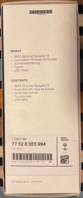 BMW Motorrad Navigator VI GPS Garmin