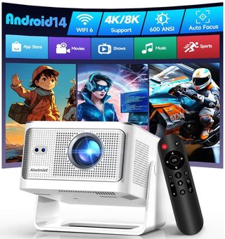 Mini Proyector Portátil Alwtniet 4K