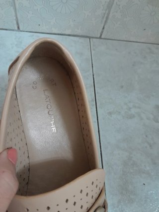 Mocasines piel Latouche beige talla 38