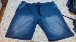 Bermuda tipo vaquero hombre