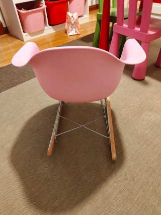 Silla Mecedora Infantil Rosa