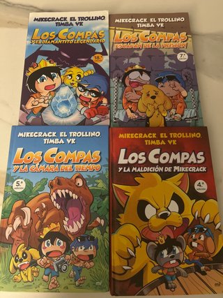 Lote de 4 libros de “Los Compas”