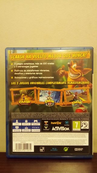 Crash Bandicoot N-Sane Trilogy PS4