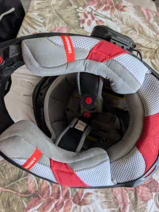 Casco Scorpion VX-22 Air + Sena SF2