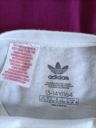 Camiseta Adidas Blanca Talla S