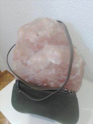 Bolso lentejuelas verde y plata