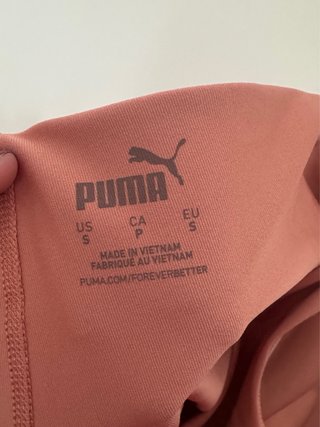 Mallas rosas Puma con logo blanco