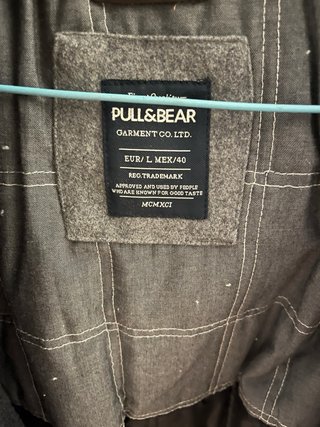 Abrigo Pull&Bear gris Talla L