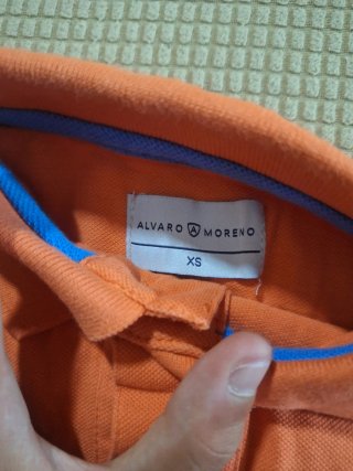 Polo Álvaro Moreno Naranja Talla M
