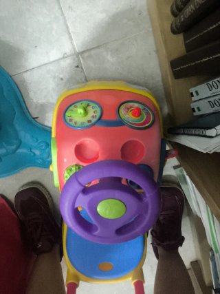 Correpasillos Rana y Cochecito Juguete