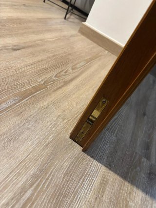 Puertas interior de madera maciza con cristales