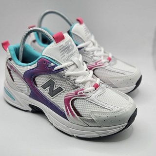 Tenis New Balance Blancos y Morados