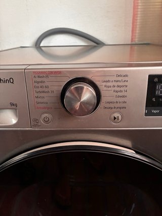Lavadora LG ThinQ 9kg