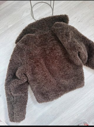 Abrigo pelo Zara Talla M