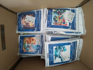 Kits de punto de cruz - Varios diseños 400 ud