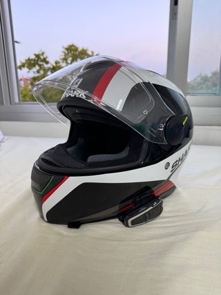 Casco Shark Skwal Spinax Talla M + Intercomunicado