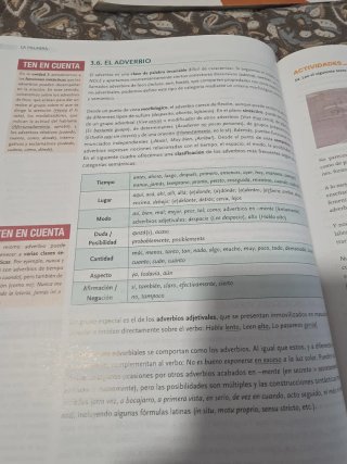 Lengua castellana y literatura, 1 BACH.