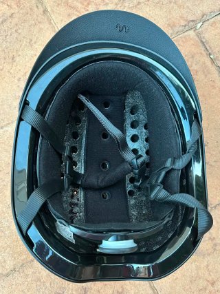 Casco de equitación Fouganza negro