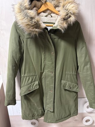 Parka Springfield verde con capucha