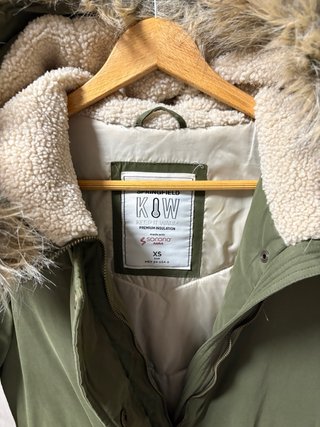 Parka Springfield verde con capucha