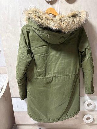 Parka Springfield verde con capucha